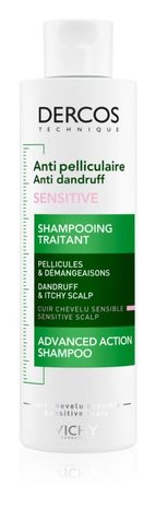 DERCOS šampón proti lupinám pre citlivú vlasovú pokožku