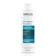 DERCOS Ultraupokojujúci šampón pre reaktívnu vlasovú pokožkou na normálne až mastné vlasy 200ml
