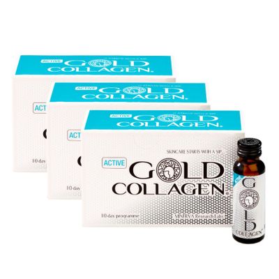 GOLD COLLAGEN ACTIVE kolagénový výživový doplnok 2+1 zdarma 30ks